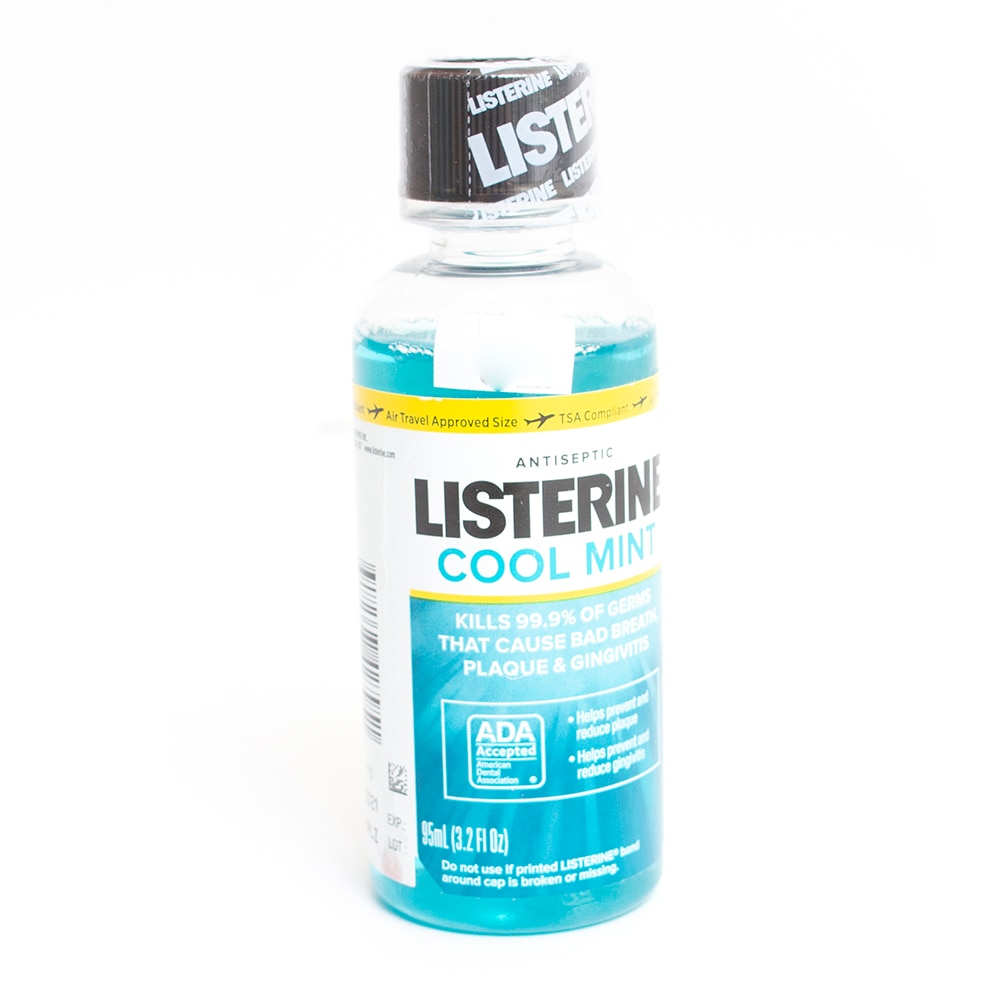 Listerine, Cool Mint, Mouthwash, 3.2oz